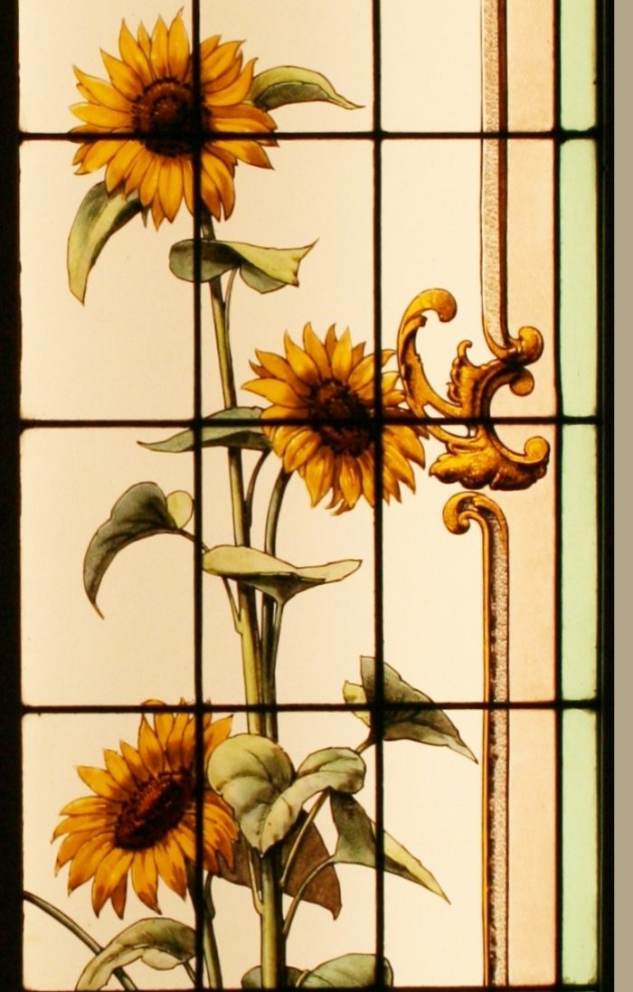 Antique Stained Glass Panels