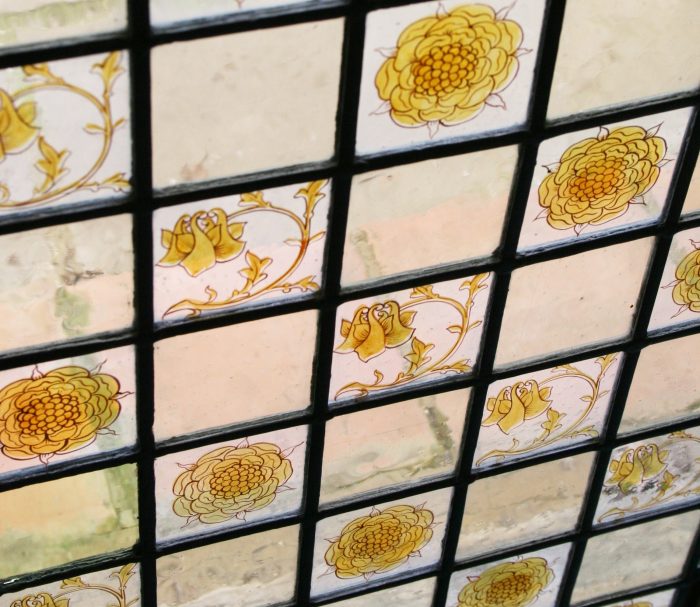 Hand Painted Stained Glass Window