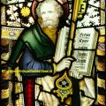 St Peter Antique Stained Glass Window by Charles Kempe