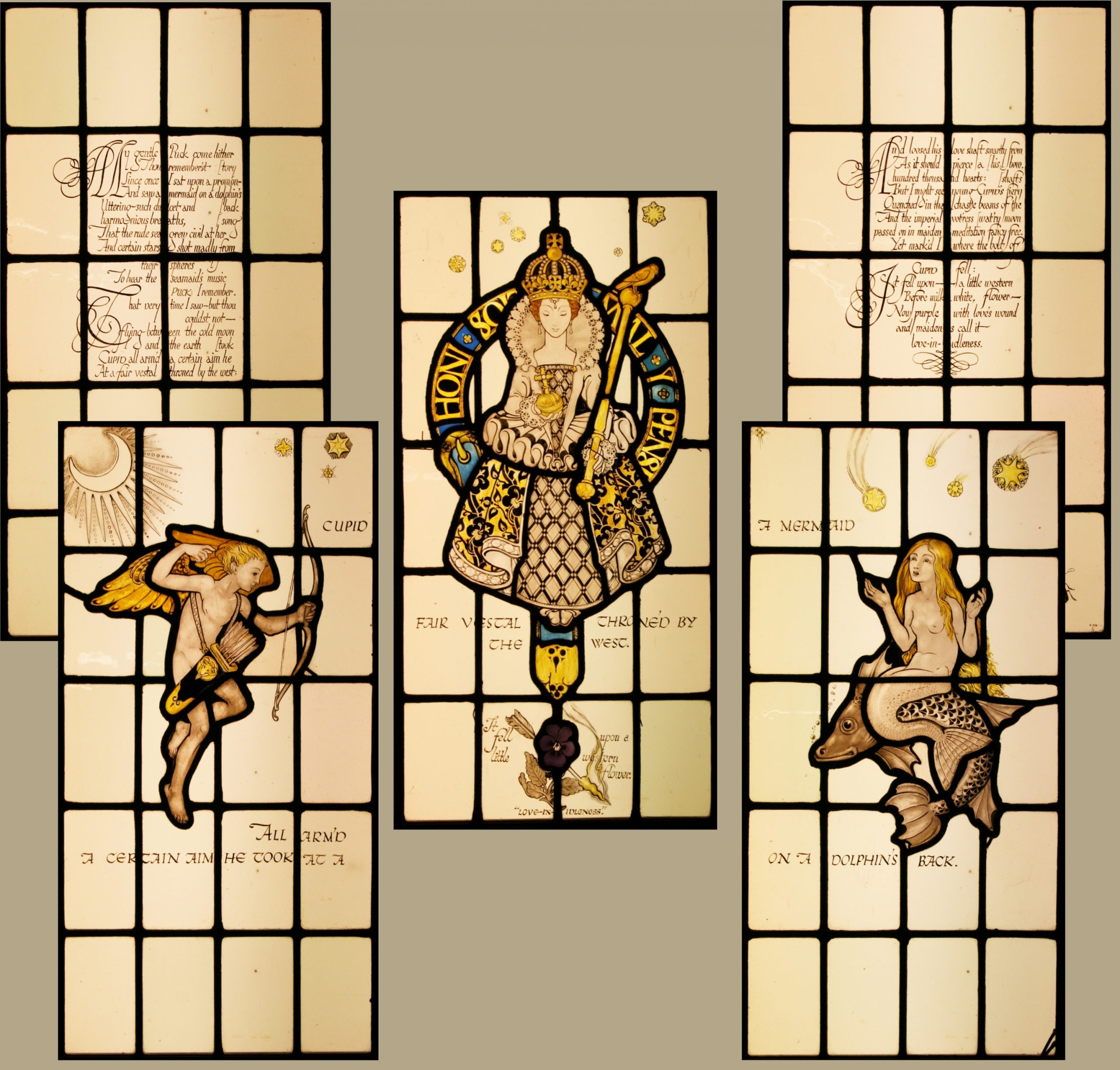 A Midsummer Night's Dream Stained Glass