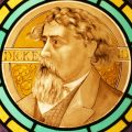 Charles Dickens Stained Glass