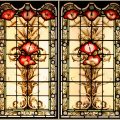 Victorian Stained Glass Doors