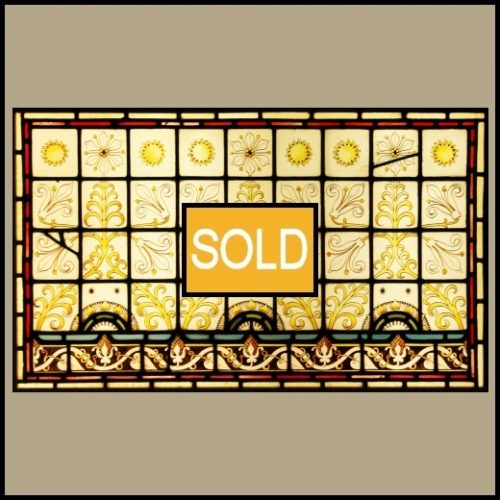 Antique Stained Glass Window