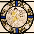 Antique Stained Glass Window