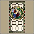 Religious Stained Glass Window