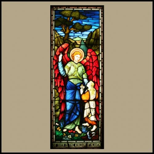 Angel Stained Glass Window