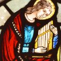 St Cecilia Stained Glass Window