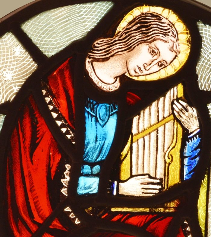 St Cecilia Stained Glass Window