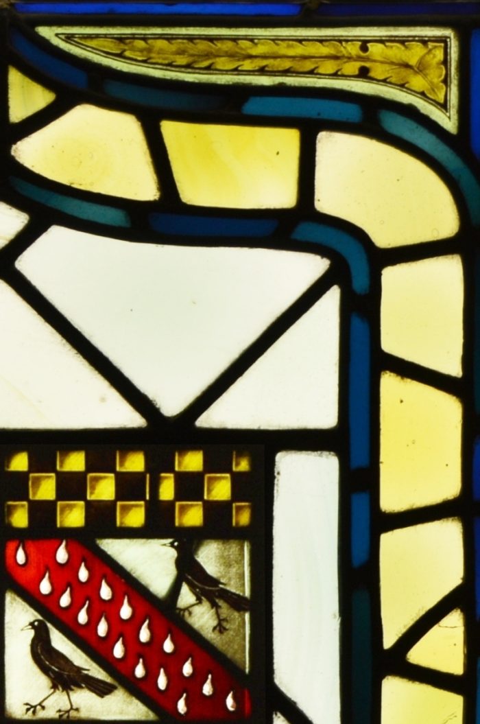 Ref: Vic671 - Victorian Stained Glass Window -  Armorial – Heraldic – Coat of Arms - Image 5