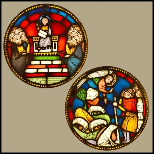 20th Century Stained Glass Roundels