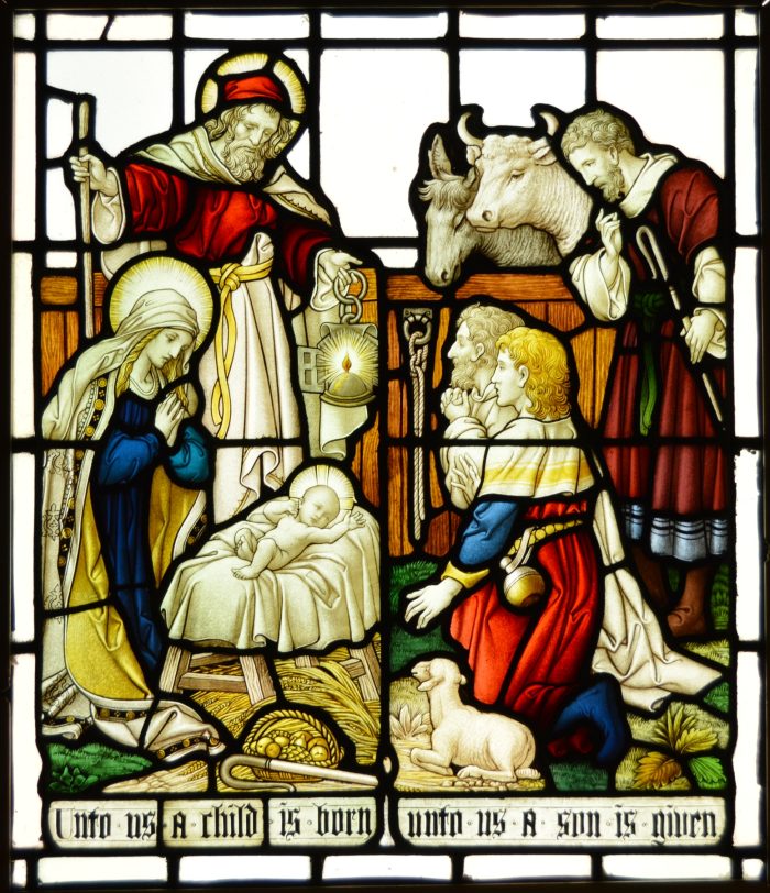 Antique Church Stained Glass Windows