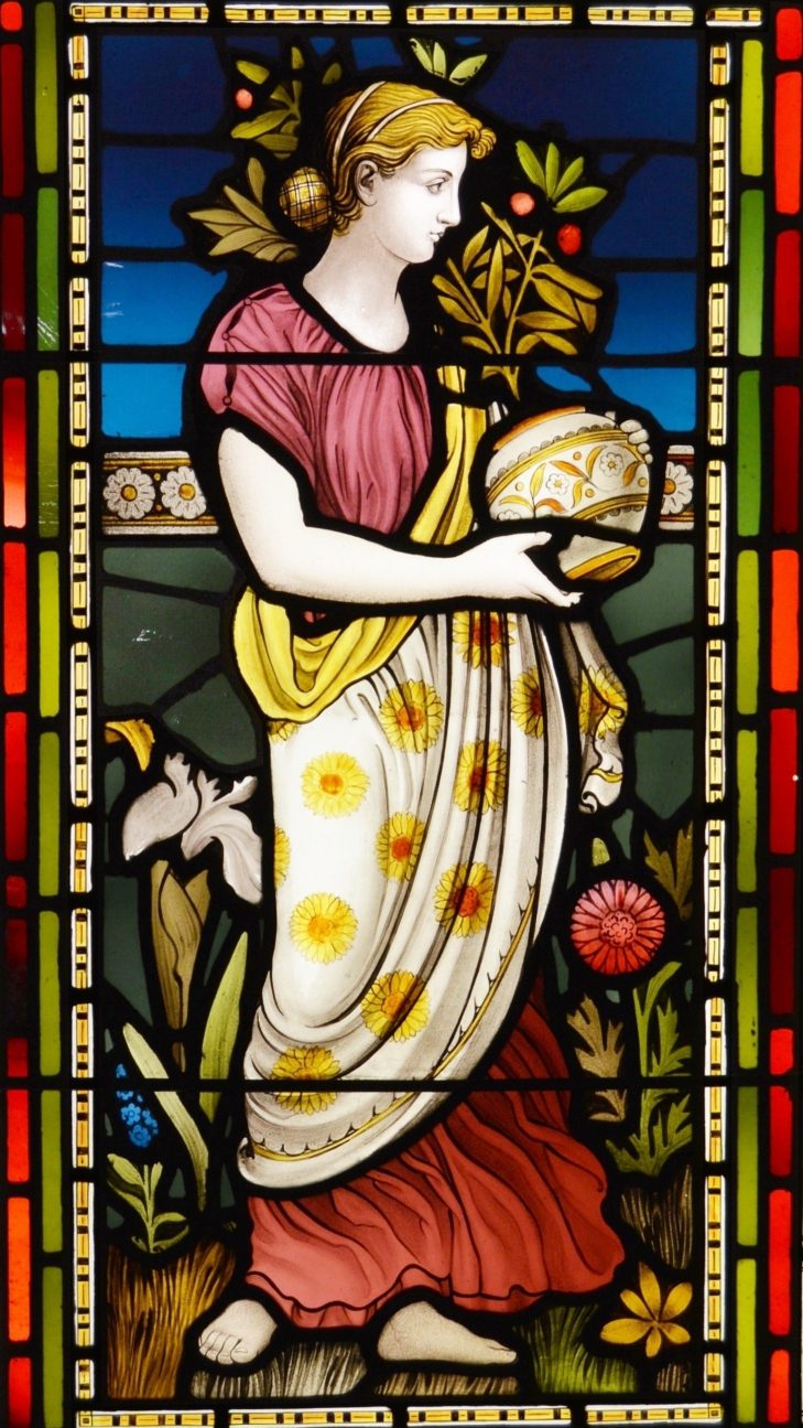 Antique Stained Glass Window
