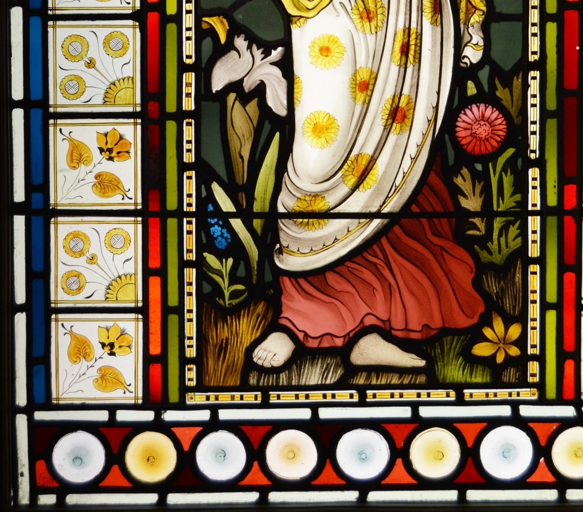 Antique Stained Glass Window