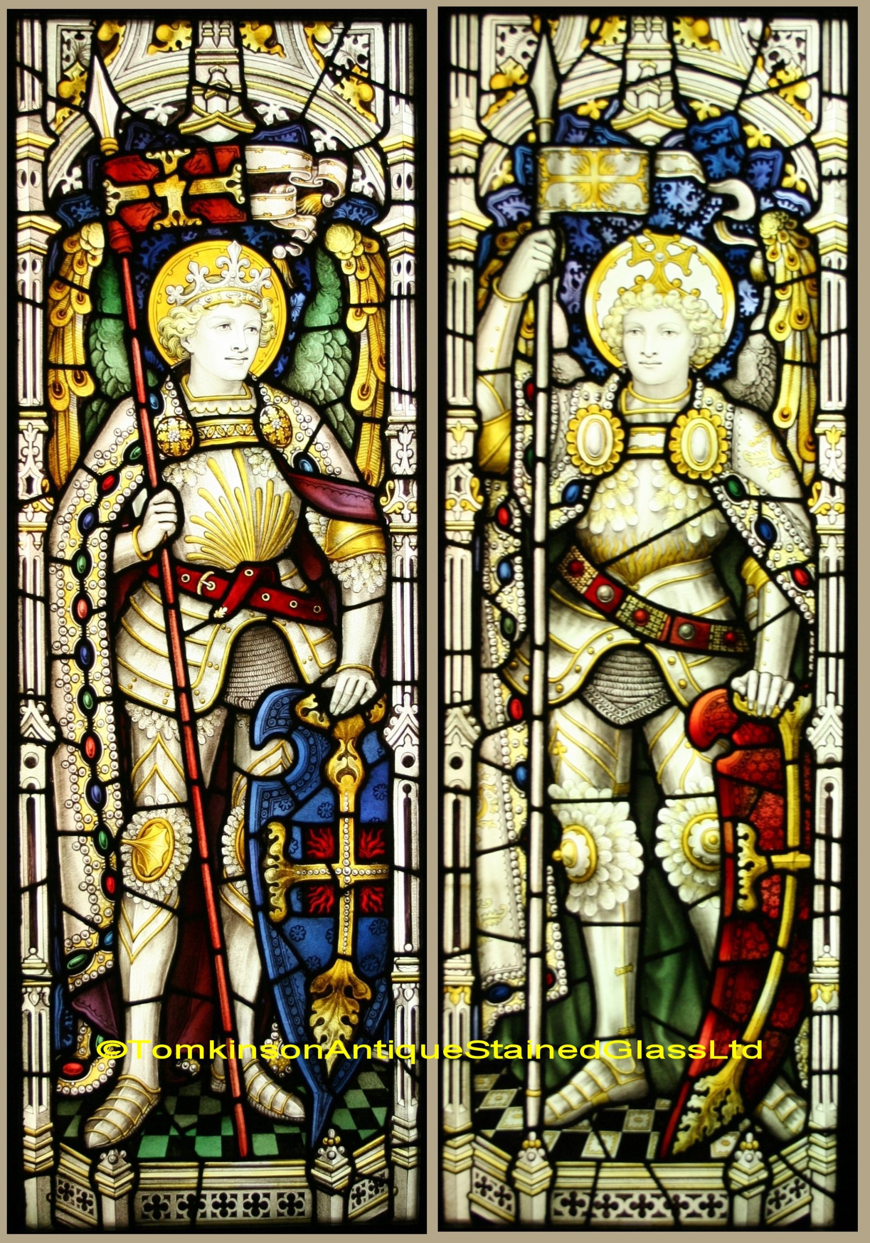 Antique Stained Glass Windows