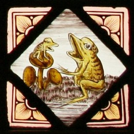 Victorian Stained Glass Image
